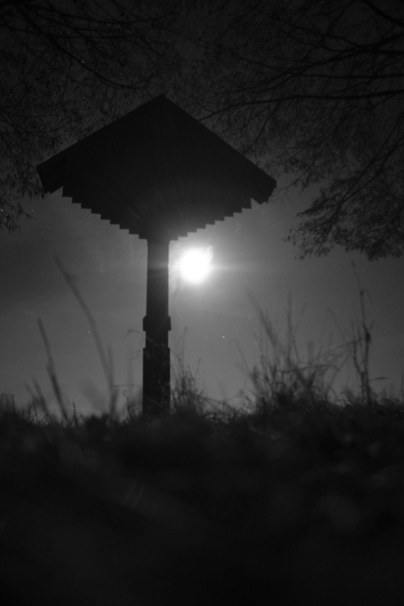 Moonlit cross